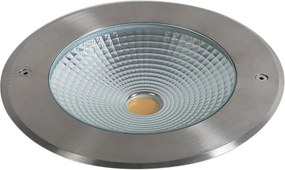 Sada 2 moderných zemných bodových svetiel oceľ vrátane LED 20W - Bridge