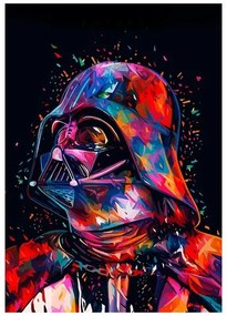 783691 NORIMPEX 5D Diamantová mozaika - Farebný Darth Vader