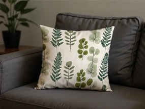 Obliečka na vankúš z mikrovlákna SCANDI NATURE 45x45 cm, zelený