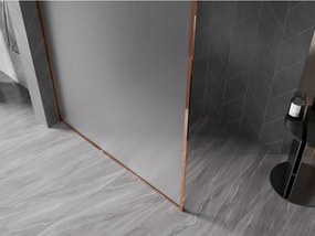 Mexen, Mexen Kioto-XF sprchová stena s rámom 90 x 202 cm, matná 10 mm, ružové zlato - 800-090-104-60-30-X