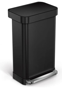 Pedálový oceľový odpadkový kôš 45 l – simplehuman