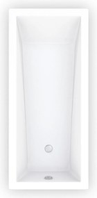 Roth Obdĺžniková akrylátová vaňa KUBIC NEO ROTH-Variant: rozmery: 150x70 cm - (KUBIC NEO 150x70 - 9300000)