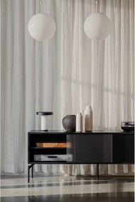 Čierny TV stolík 160x60x42 cm Met – noo.ma