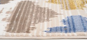 TA Koberec D654M BIELA/TMAVOMODRÁ ASTHANE Rozmer: 80x150 cm
