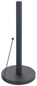 Čierny kovový držiak na kuchynské rolky Wenko Black Outdoor Kitchen Clayton