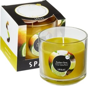 Vonná sviečka v skle SOUTHERN CITRUS 8,5 cm žltá