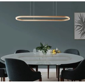 Azzardo AZ5056 - LED Stmievateľný luster na lanku ELENA LED/50W/230V 120 cm zlatá