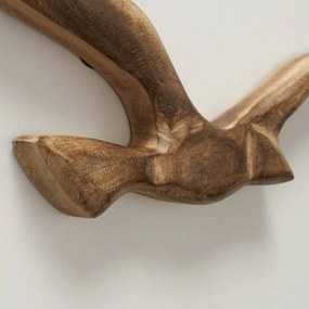 Drevená dekorácia na stenu Mevi 15x33 cm + 20x34 cm + 12x36 cm