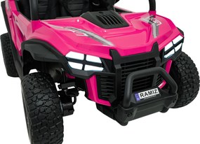 Ramiz Elektrická bugina Gravity pre deti ružová + pohon 4x4 + diaľkové ovládanie
