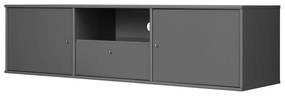 Antracitový TV stolík 161x42 cm Mistral – Hammel Furniture