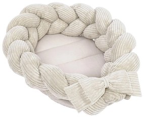 Béžové hniezdočko pre bábätko 47x70 cm – Meowbaby