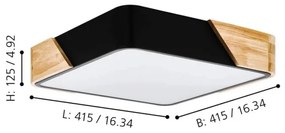 Eglo 99389 - Stropné svietidlo GRIMALDINO 2xE27/28W/230V