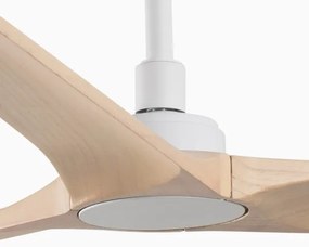 FARO 33810WT - Stropný ventilátor HEYWOOD L drevo/biela pr. 132 cm WT + DO