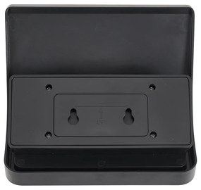 Vonkajšie nástenné svietidlo čierne vrátane LED IP54 s pohybovým senzorom solárne - Floody