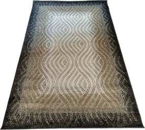Moderný koberec Lagos 859 Creme – béžovo-hnedý obdĺžnik Rozmer: 200x290 cm