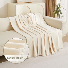 Krémovobiely 4-miestny poťah na pohovku Talo – Filumi