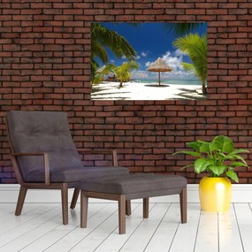 Obraz - Pláž s bielym pieskom (90x60 cm)