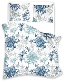 Bavlnené obliečky ASTER 200x220 cm modro-biele