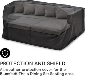 Blumfeldt Theia Raincover, ochranný kryt, 100 % polyester, ochrana v každom počasí, čierny
