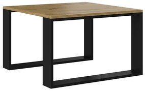 Konferenční stolek LAWA dub artisan/černý