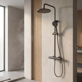 Rea RIVO, sprchová súprava s pákovou batériou, grafitová, REA-P9497