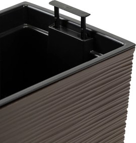 Plastový květináč Bouquet Riflo 56x19 cm mokka