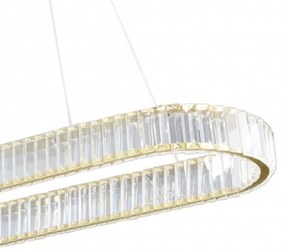 Toolight Toolight, LED stropné svietidlo 100x30 cm, 22W, APP1508-CP, zlatá matná, OSW-06971