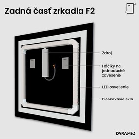 Zrkadlo s LED osvetlením F2