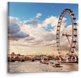 Sablio Obraz London eye - 110x110 cm