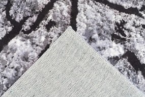 Protišmykový koberec NOVO peň / sivý