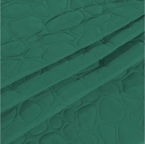 Zelený prehoz na posteľ STONE Rozmer: 200 x 220 cm