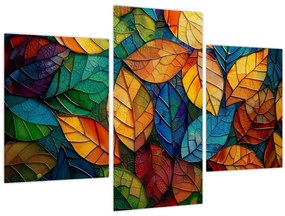 Obraz - Mozaika z listov (90x60 cm)