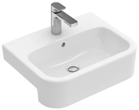 Villeroy & Boch ARCHITECTURA - Polozapustené umývadlo, 550x430x170 mm, bez prepadu, biela alpin 41905601