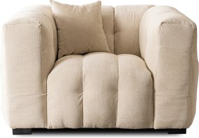 Relaxačné kreslo MADENA 1S Krémové – Moderný dizajn
