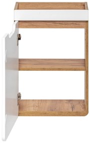 Kúpeľňová závesná skrinka pod umývadlo BÁRA 40 cm