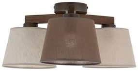 Brilagi - Prisadený luster LATTE 3xE27/15W/230V borovica/mix