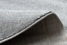 Okrúhly koberec SOFTY Jednotný, Jednobarevný, šedá Veľkosť: kruh 200 cm