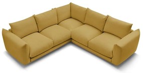 Žltá rohová pohovka Ernest – Bobochic Paris