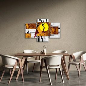 Obraz starovekej dobovej maľby (90x60 cm)