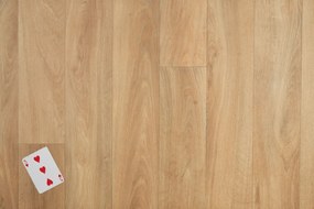 Tarkett, AKCIA: 335x370 cm PVC podlaha - lino AladinTex 150 French Oak grey beige, šíře, béžová, pena, detská izba