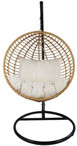 Hojdacie kreslo Devana prírodná