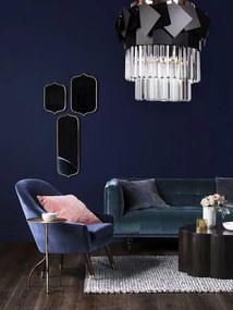 Toolight Toolight, stropné svietidlo 6xE14, APP1309-C, čierna-ružové zlato, OSW-52100