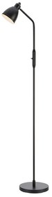Matne čierna stojacia lampa s kovovým tienidlom (výška 143 cm) Story – Markslöjd