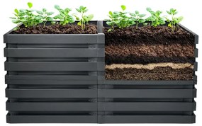 Garantia Vyvýšený záhon, 161 x 80 x 75 cm  (100391949)