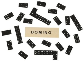 KIK Drevené domino rodinná hra + krabica