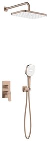 KFA Armatura 4529-501-34 - Sprchová súprava s podomietkovou batériou MALAGA, ružovo-zlatá