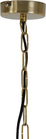 Zlaté dierované kovové stropné svetlo Sinula - Ø 39*38 cm / E27