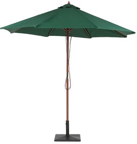 Záhradný slnečník 270 cm TRATORIA II (polyester) (zelená). Vlastná spoľahlivá doprava až k Vám domov. 1019449