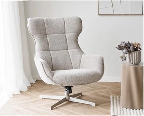 Krémové kreslo Turin – House Nordic