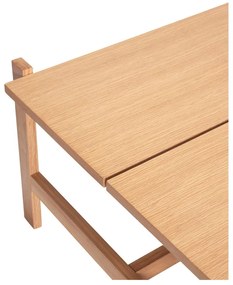 Konferenčný stolík s doskou v dubovom dekore v prírodnej farbe 80x80 cm Dash – Hübsch